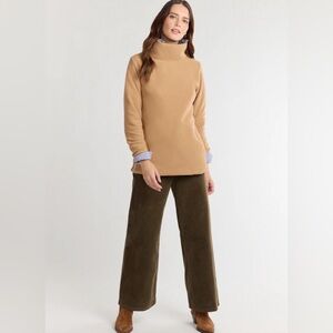 Eddie Bauer Tan Cowl Neck Sweater